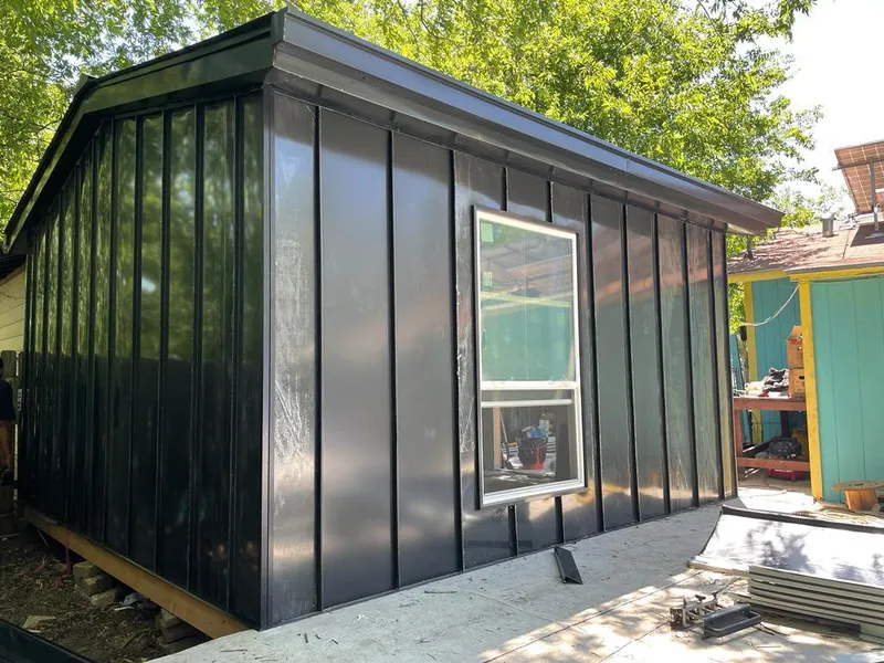 Black standing seam metal wall panels for Roof Inspection in Nanticoke