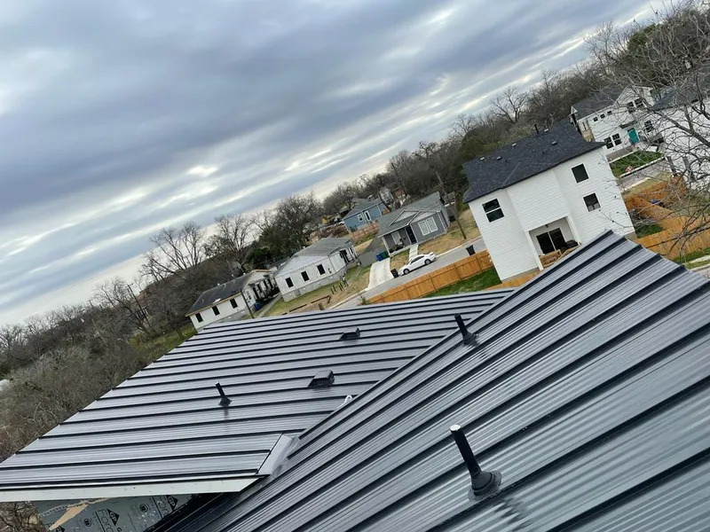 Standing seam metal roof panels with vents for Skylight Repair in Nanticoke